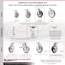 Service Caster 6 Inch Poly on Aluminum Caster Set with 2 Brakes/Swivel Lock 2 Rigid SCC SCC-30CS620-PAR-TLB-BSL-2-R-2 - alternate 7